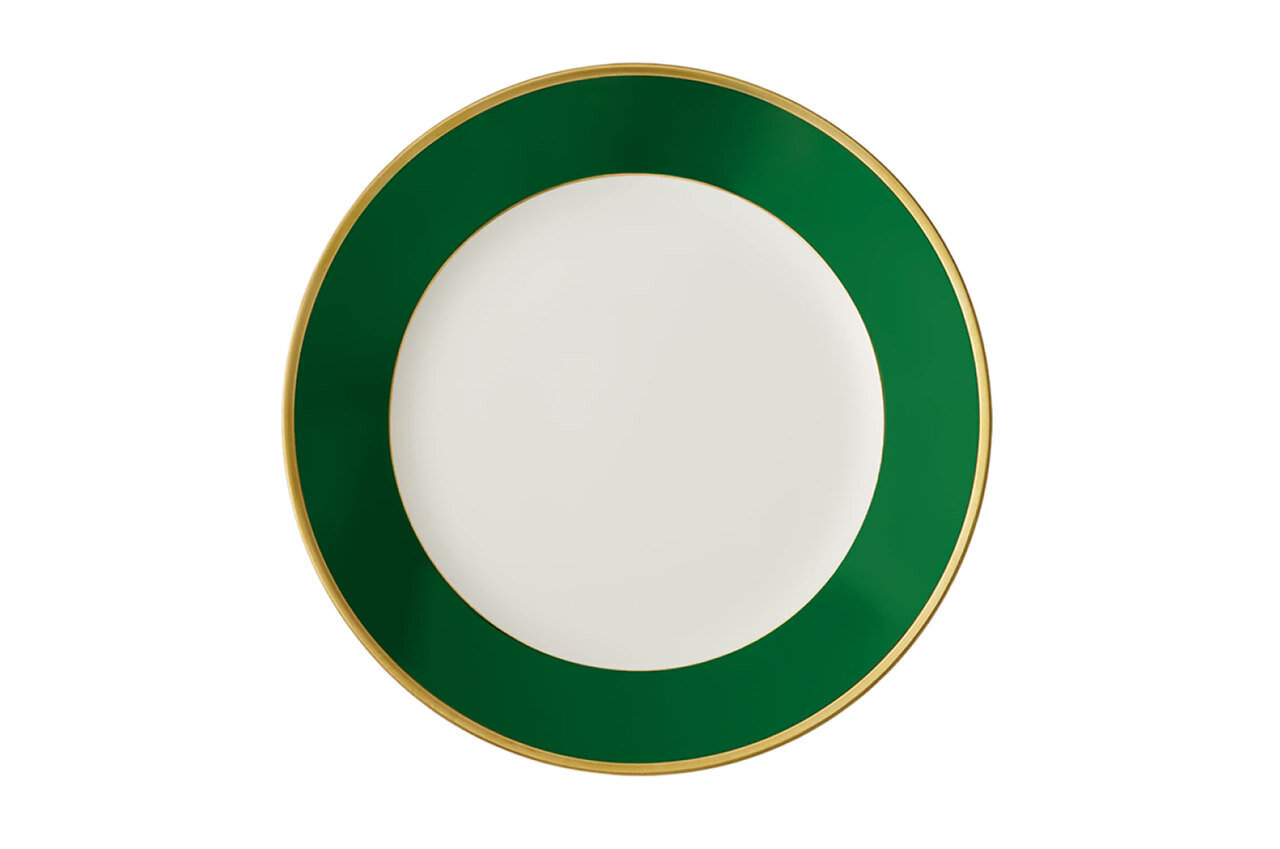 Robert Haviland Arc En Ciel Empire Green Dessert Plate 8.25 Inch HP51929, MPN: HP51929,