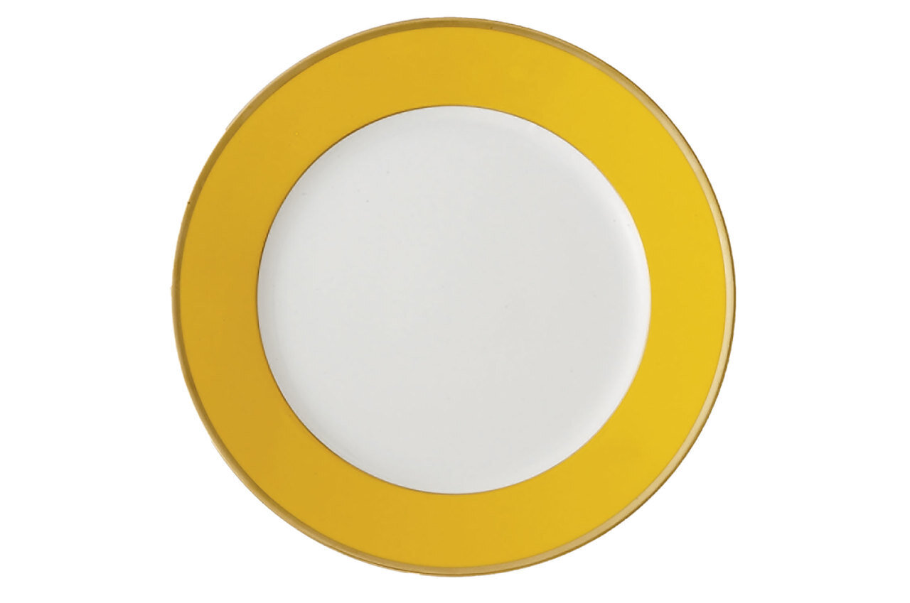 Robert Haviland Arc En Ciel Yellow Dinner Plate 11 Inch HP59034, MPN: HP59034,