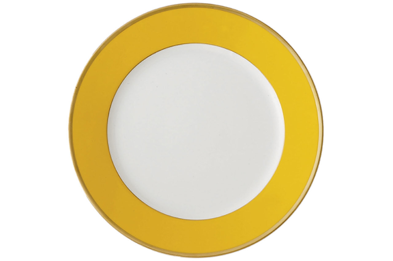 Robert Haviland Arc En Ciel Yellow Presentation Plate 12 Inch HP590118, MPN: HP590118,
