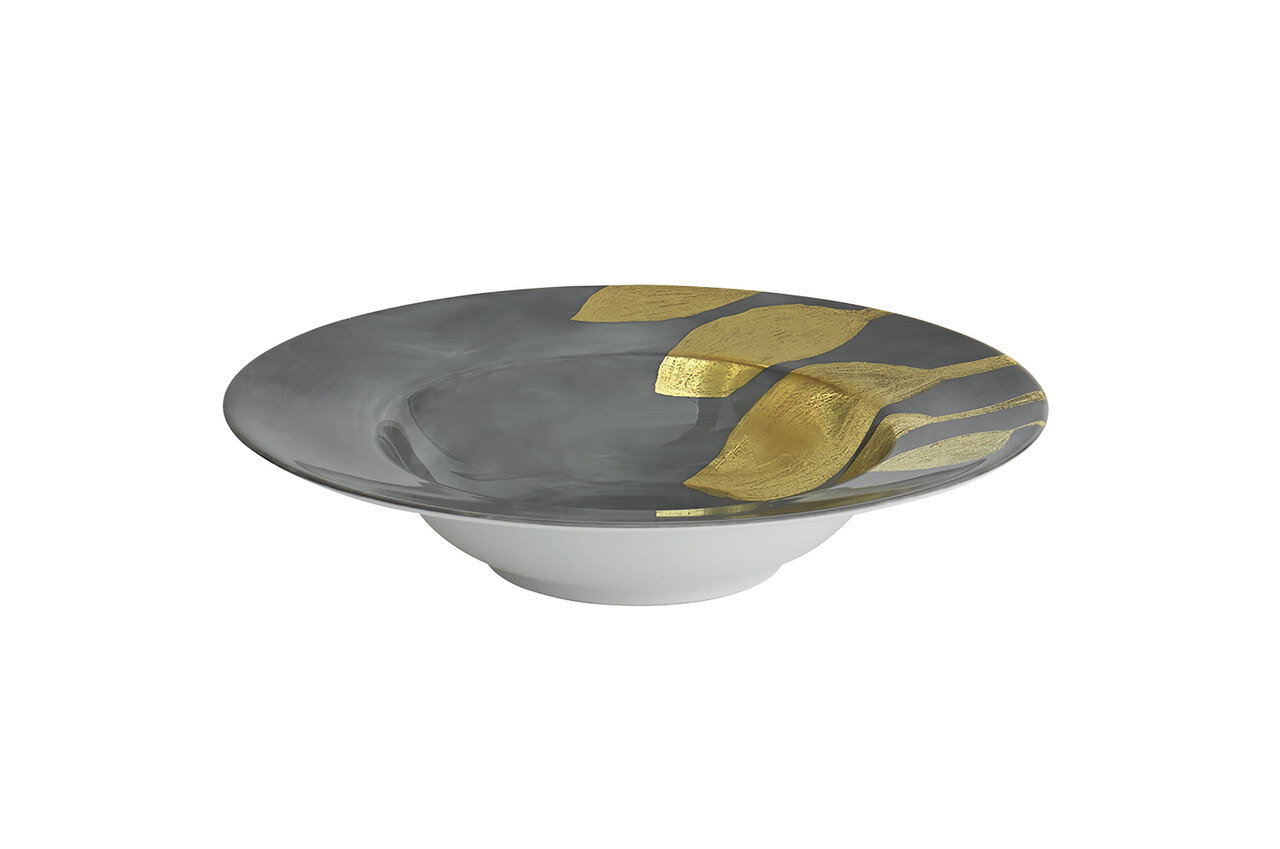 Robert Haviland Daphne Ardoise Rim Soup Plate 9 Inch HP16332-AR, MPN: HP16332-AR,