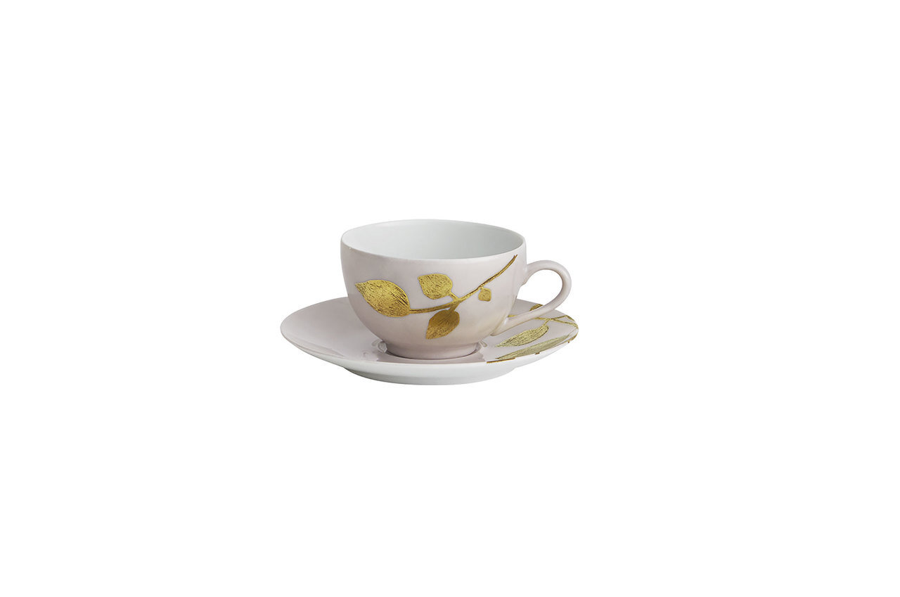 Robert Haviland Daphne Camelia Tea Cup and Saucer HP16322-CA
