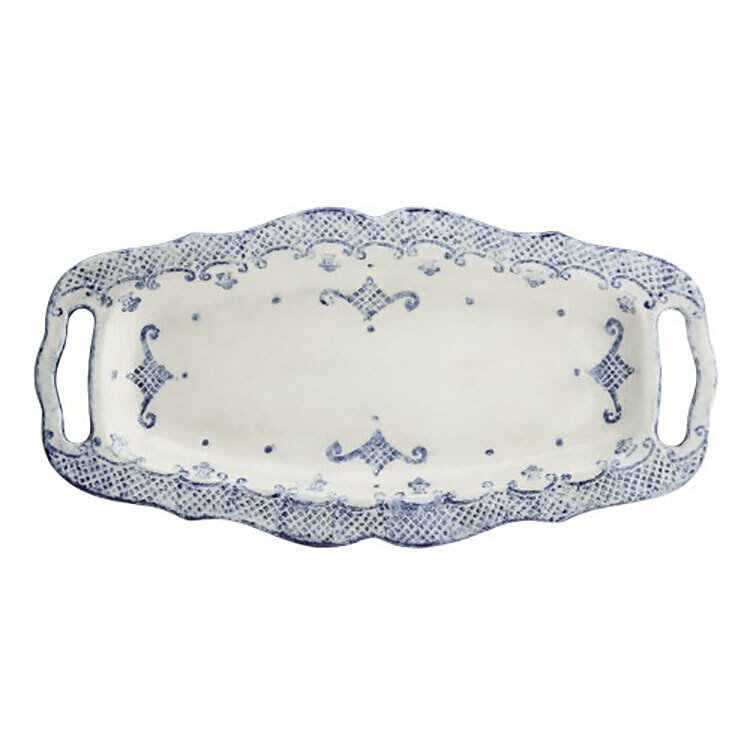 Arte Italica Burano Long Tray with Handles BUR6838