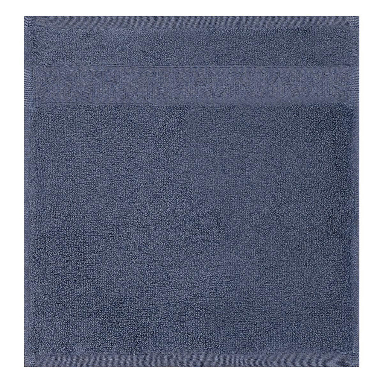 Le Jacquard Caresse Orient Blue Washcloth 12x12