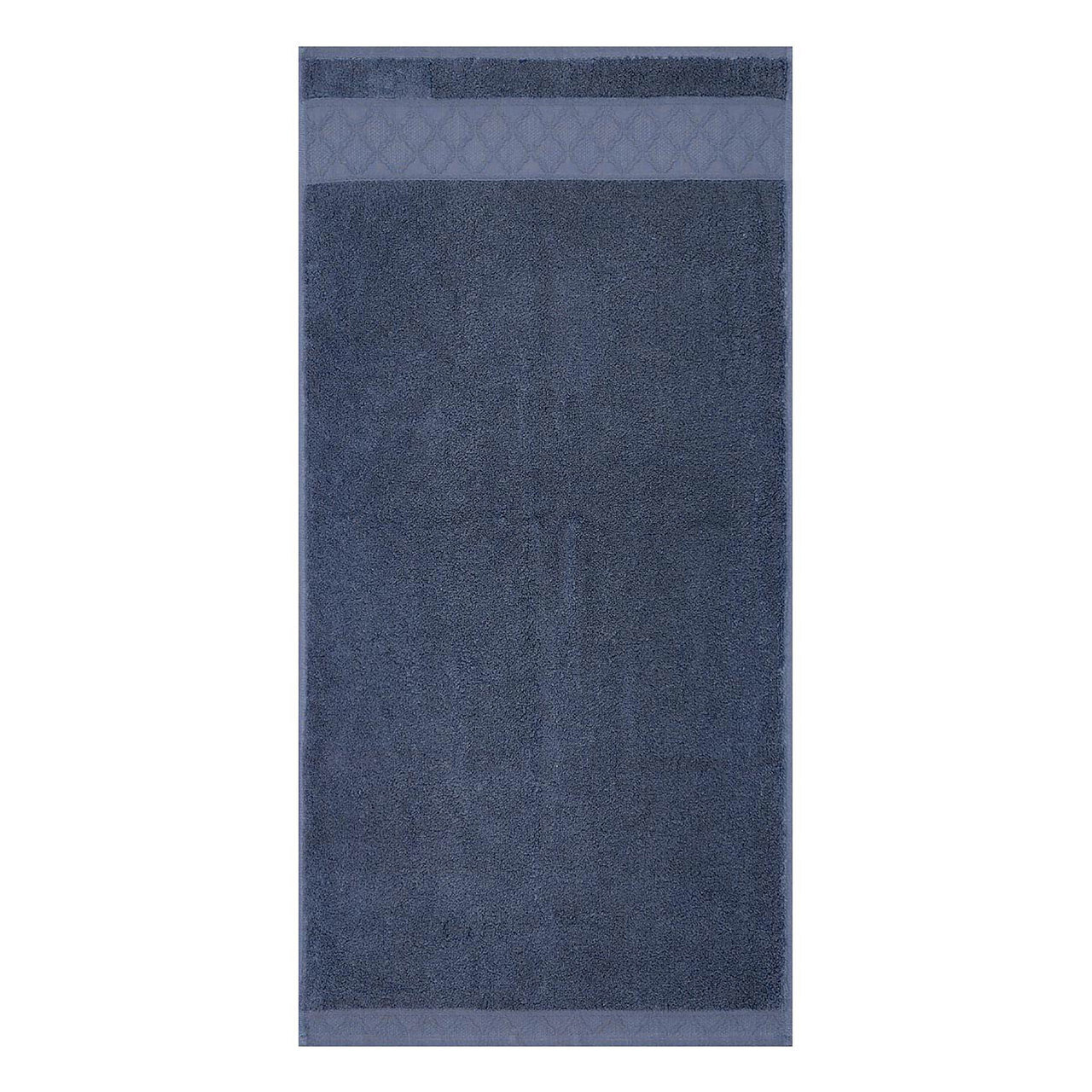 Le Jacquard Caresse Orient Blue Guest Towel 12x20 Set of 4