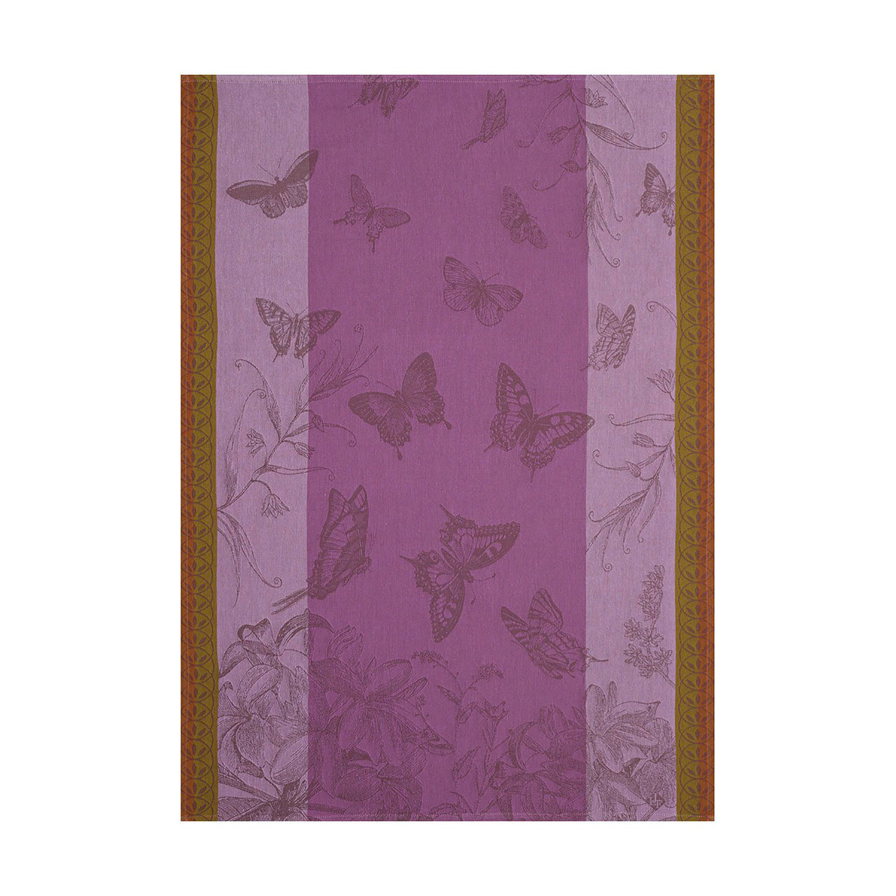 Le Jacquard Jardin Des Papillons Iris Tea Towel 24x31 Set of 4, MPN: 24731, 3660269247317