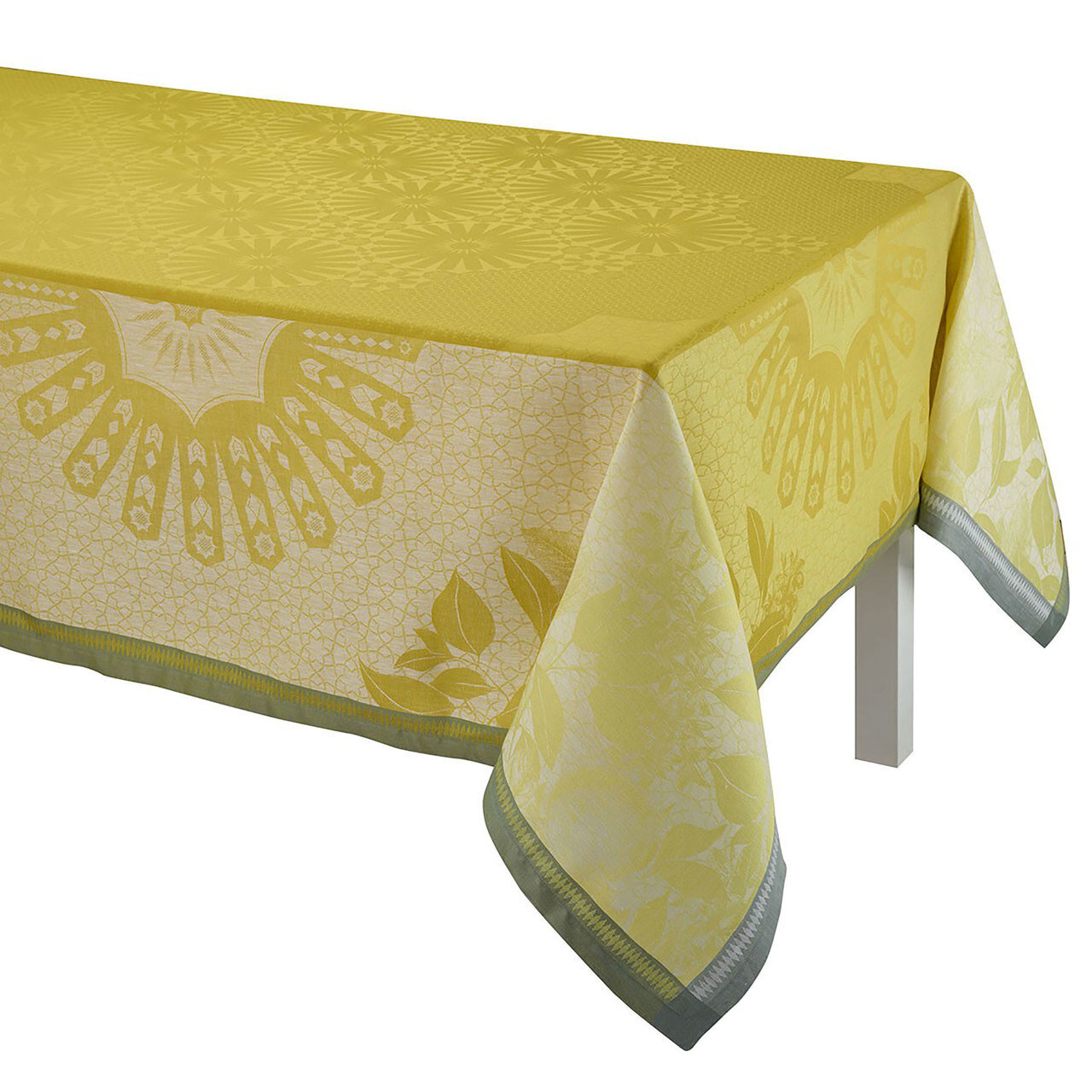 Le Jacquard Jardin D&#39;Orient Yellow Tablecloth 69x69, MPN: 25161, 3660269251611