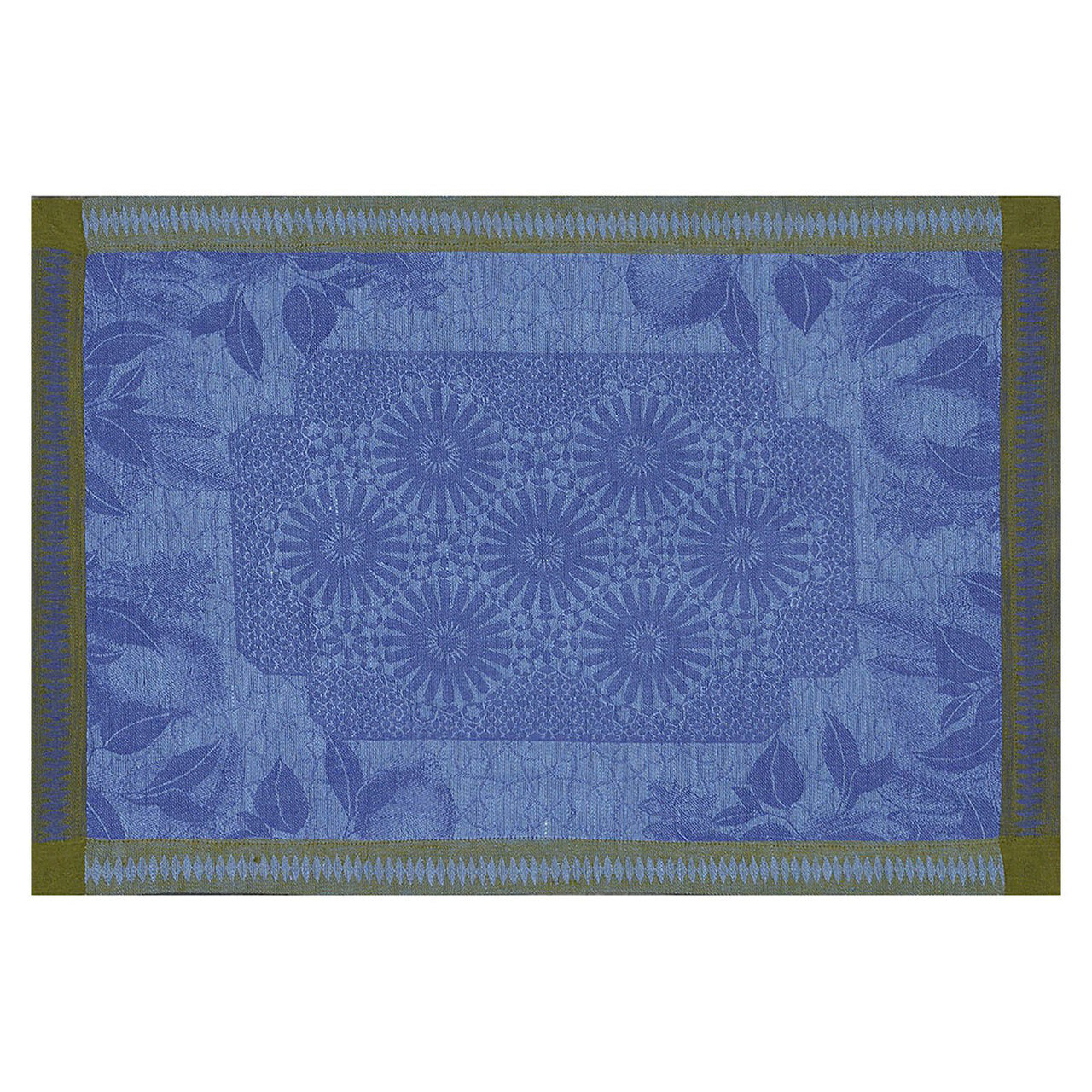 Le Jacquard Jardin D&#39;Orient Blue Placemat 20x14 Set of 4, MPN: 25192, 3660269251925