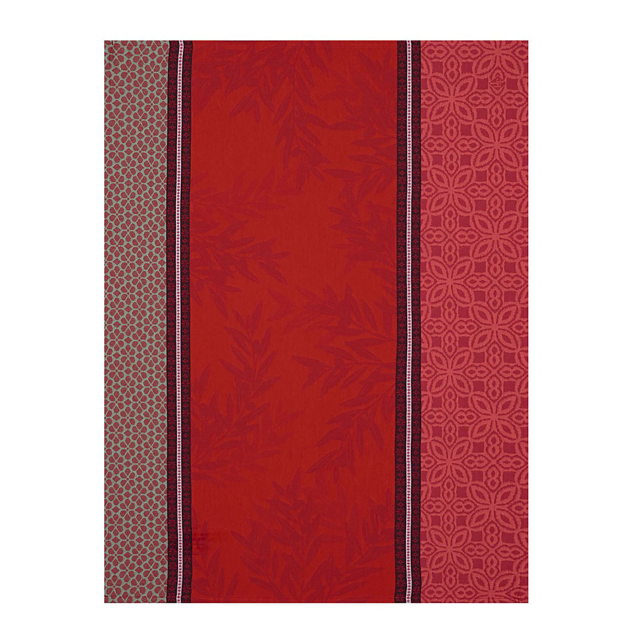Le Jacquard Luberon Red Tea Towel 24x31 Set of 4