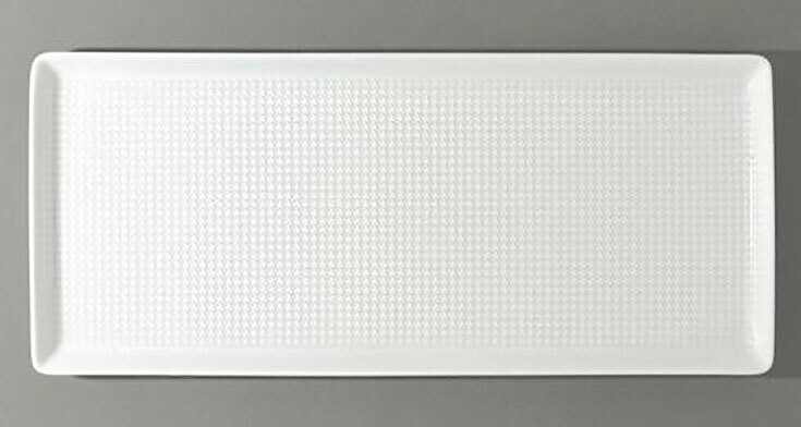 Raynaud Checks Long Cake Plate, MPN: 0066-29-505037, 3660006611074