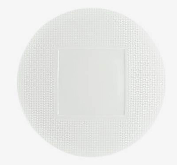 Raynaud Checks American Dinner Plate Square Center, MPN: 0066-10-106027, 3660006620274