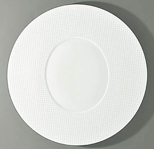 Raynaud Checks Round Buffet Plate Oval Center, MPN: 0066-10-105032, 3660006608326