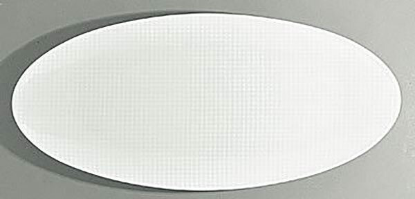 Raynaud Checks Oval Flat Plate Even Center