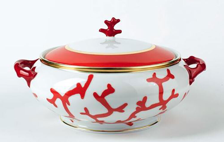 Raynaud Cristobal Rouge Soup Tureen