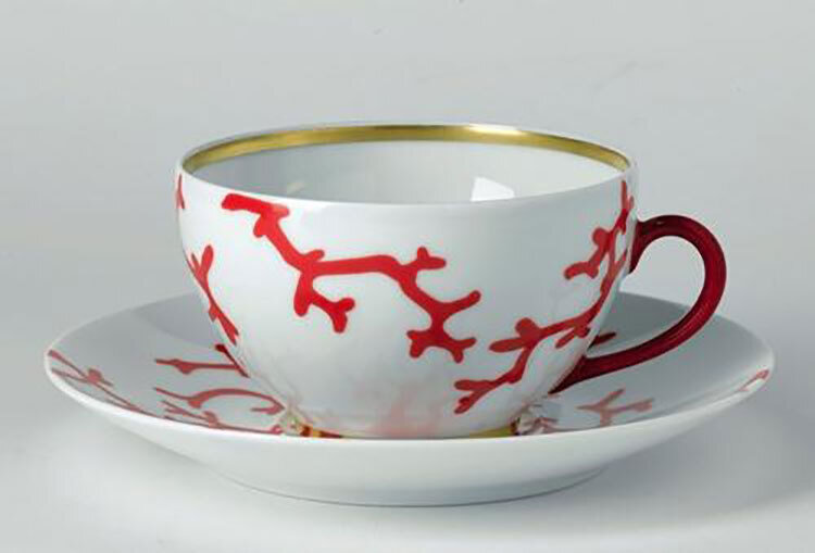 Raynaud Cristobal Rouge Breakfast Saucer, MPN: 0112-20-359018, 3660006624531