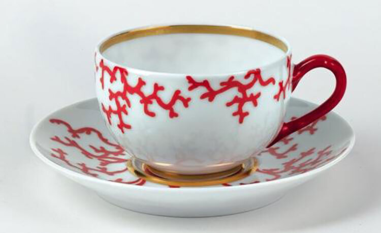 Raynaud Cristobal Rouge Tea Cup Extra