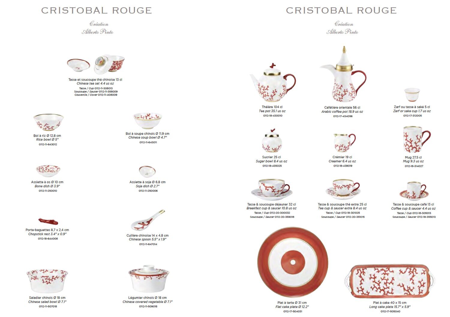 Raynaud Cristobal Rouge Salt Shaker, MPN: 0112-18-519003, 3660006566701