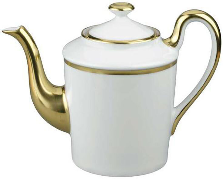 Raynaud Fontainebleau Gold Or Coffee Pot