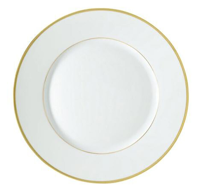 Raynaud Fontainebleau Gold Or Filet Marli American Dinner Plate, MPN: 0184-17-101027, 3660006523506