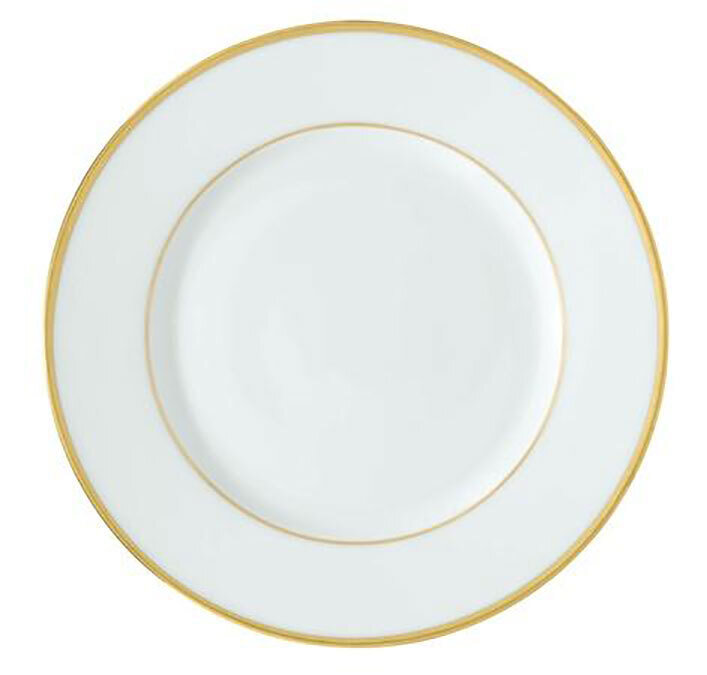 Raynaud Fontainebleau Gold Or Filet Marli Dessert Plate