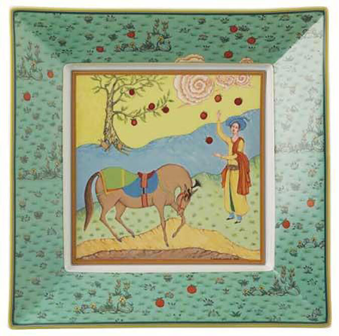 Raynaud Legendes Persanes Large Square Trinket Tray, MPN: 0291-33-600028, 3660006661529