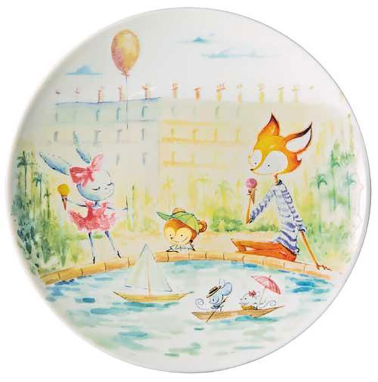 Raynaud Les Petits Parisiens Dessert Plate, MPN: 0427-15-113021, 3660006668184