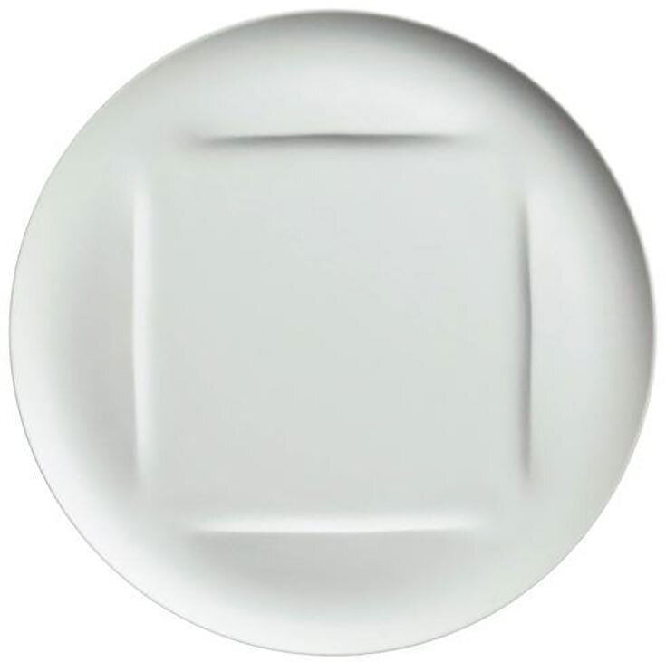 Raynaud Lunes Plate 12.6 Inches Centre Square 7.9 X 7.9 Inches