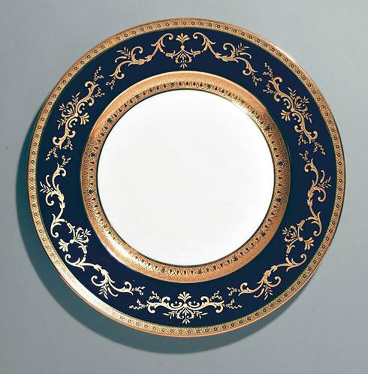 Raynaud Medicis Bleu Salad Cake Plate, MPN: 0324-17-101019, 3660006571033