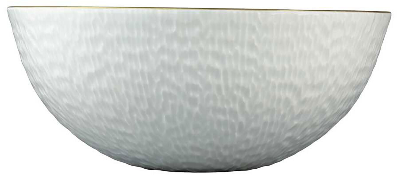 Raynaud Mineral Filet Gold Or Calabash Shaped Salad Bowl, MPN: 0348-21-507023, 3660006623343