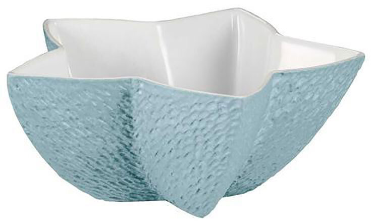 Raynaud Mineral Irise Sky Blue Star Sugar Bowl, MPN: 0337-23-435015, 3660006668412