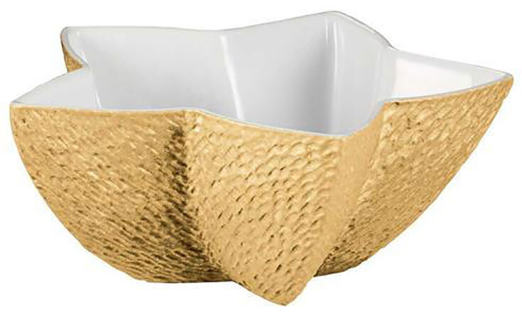 Raynaud Mineral Irise Yellow Gold Star Sugar Bowl, MPN: 0342-23-435015, 3660006672495
