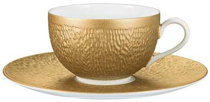 Raynaud Mineral Irise Yellow Gold Tea Cup Extra