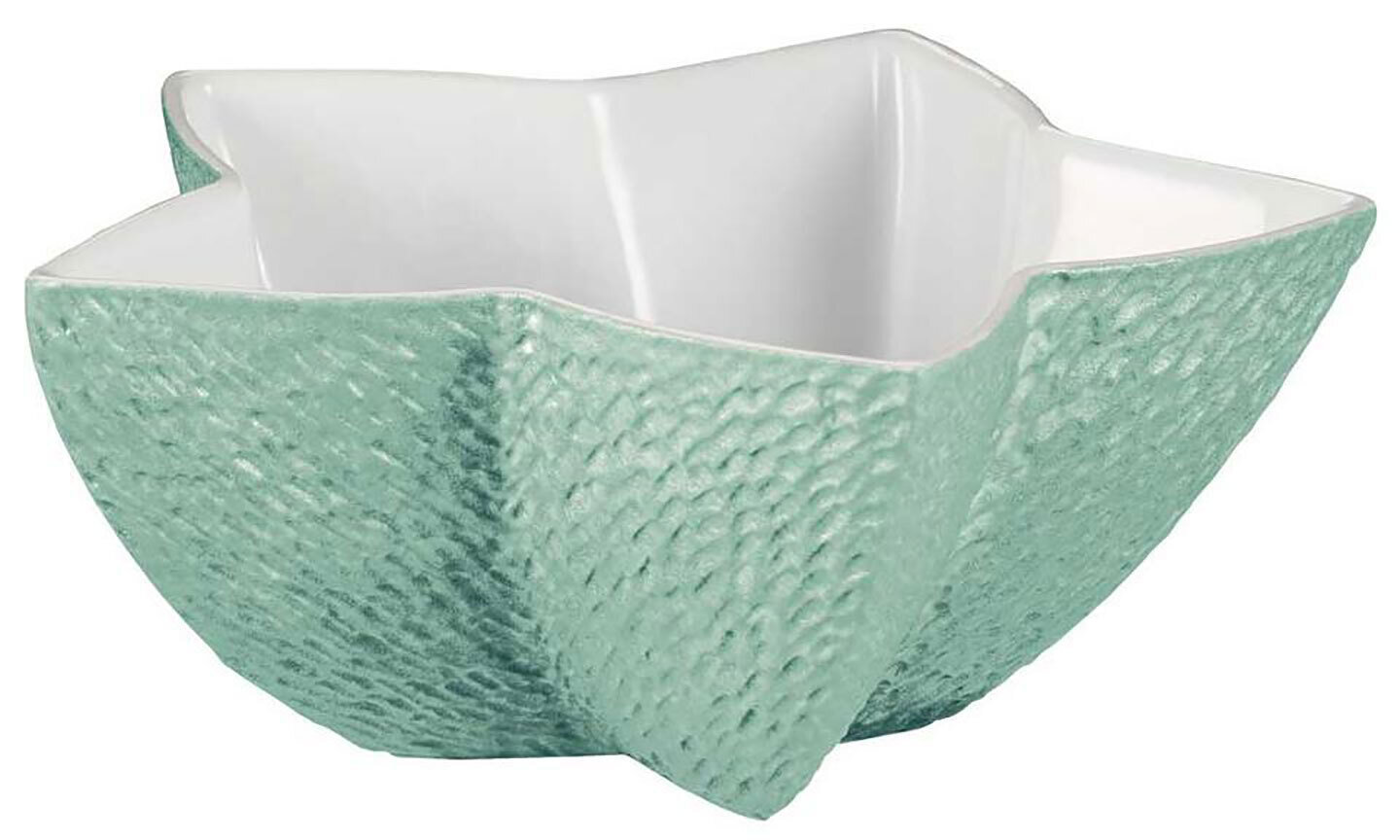 Raynaud Mineral Irise Turquoise Star Sugar Bowl, MPN: 0347-23-435015, 3660006669815