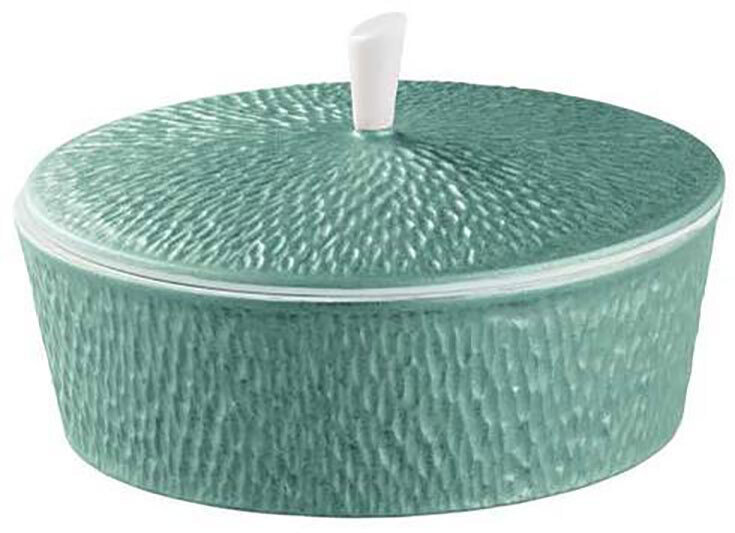 Raynaud Mineral Irise Turquoise Covered Sugar Bowl, MPN: 0347-23-436019, 3660006669822