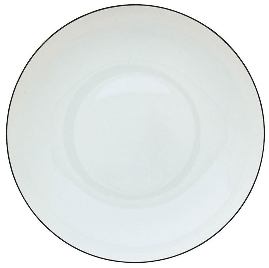 Raynaud Monceau Couleurs Ink Black French Rim Soup Plate, MPN: 0359-37-250022, 3660006649718