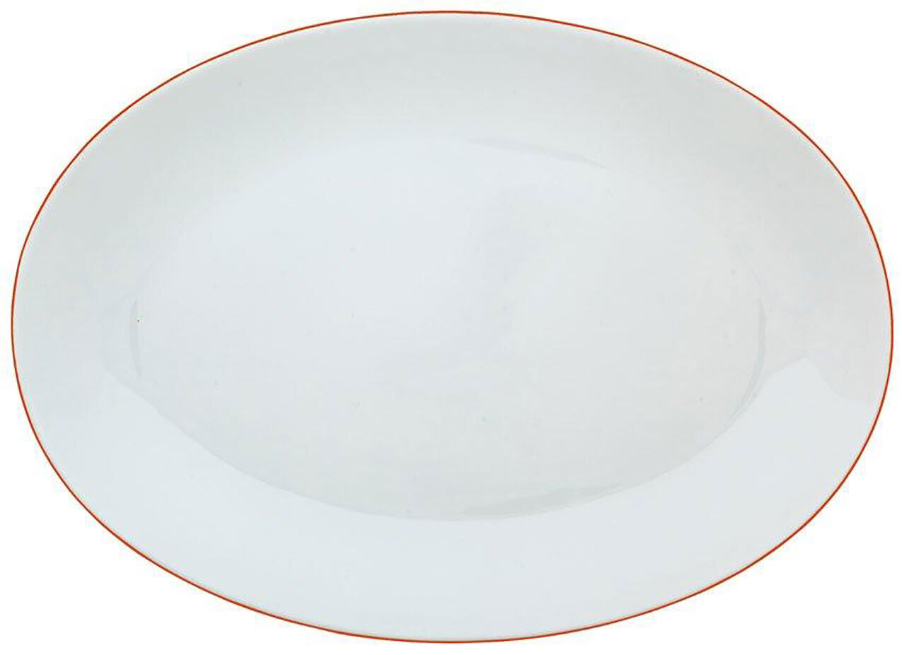 Raynaud Monceau Couleurs Apricot Orange Large Oval Dish, MPN: 0361-37-502042, 3660006651001