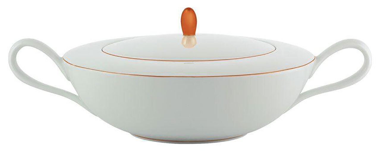 Raynaud Monceau Couleurs Apricot Orange Soup Tureen, MPN: 0361-37-509026, 3660006651025