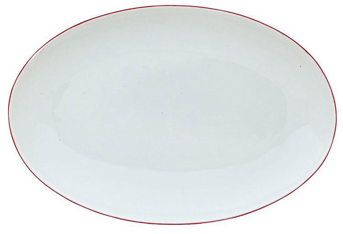 Raynaud Monceau Couleurs Vermilion red Pickle Dish, MPN: 0365-37-508023, 3660006650677