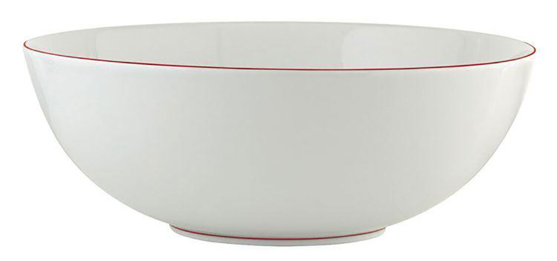 Raynaud Monceau Couleurs Vermilion red Salad Bowl Large, MPN: 0365-37-507026, 3660006650691