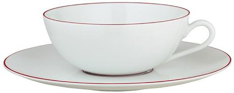 Raynaud Monceau Couleurs Vermilion red Tea Saucer Extra, MPN: 0365-37-351017, 3660006650790