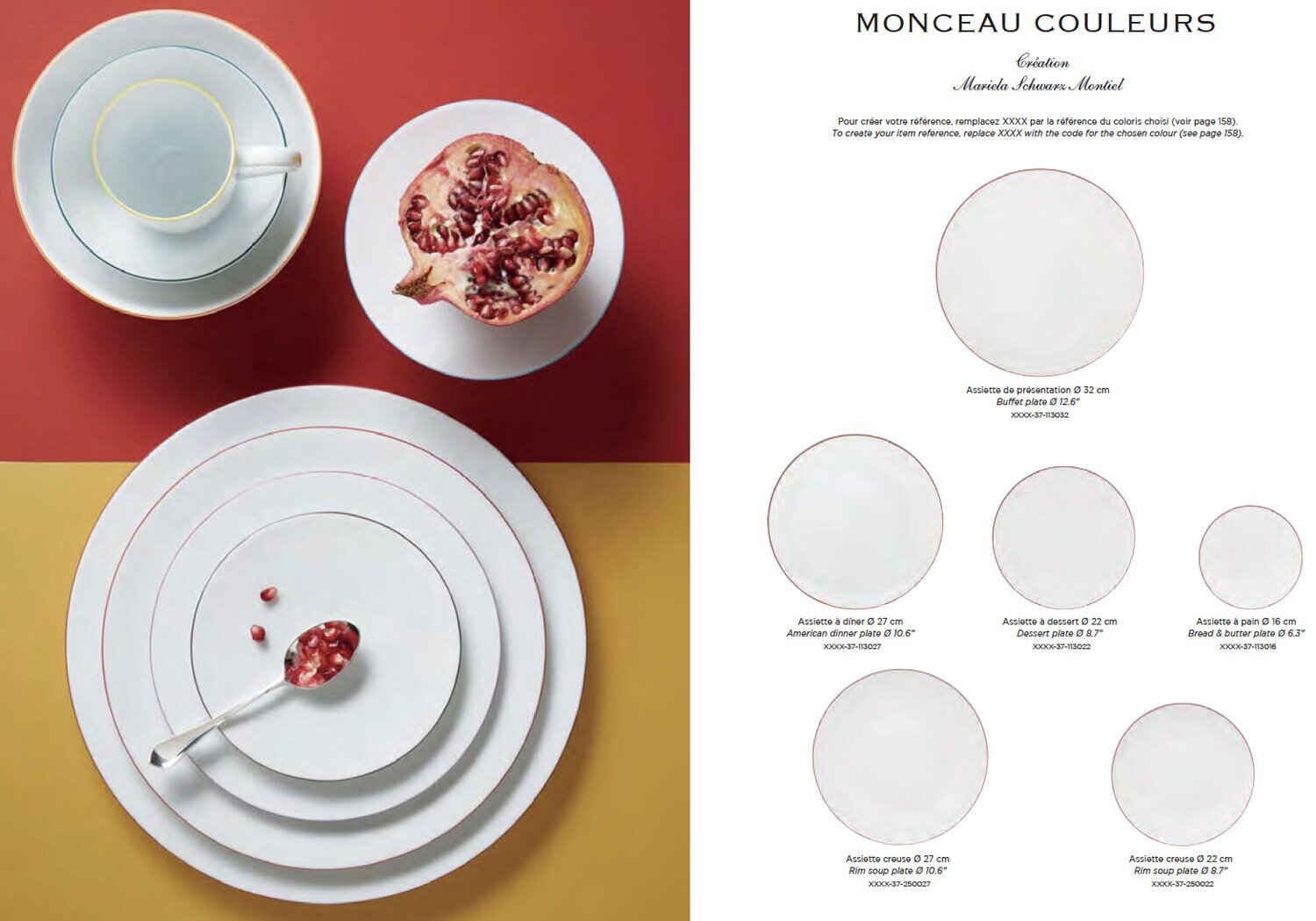 Raynaud Monceau Couleurs Mauve Pink French Rim Soup Plate, MPN: 0363-37-250022, 3660006658994