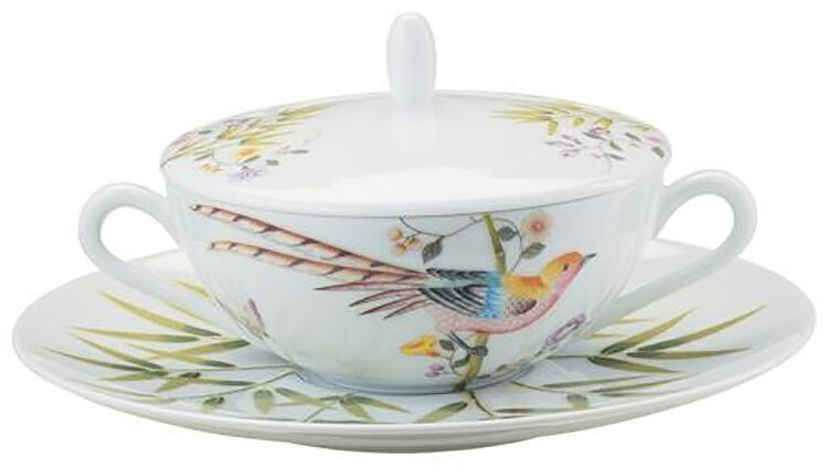 Raynaud Paradis White Cream Soup Saucer, MPN: 0399-37-359019, 3660006664278