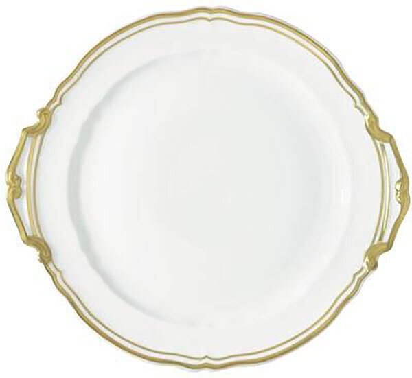 Raynaud Polka Gold Or Cake Dish With Hands, MPN: 0441-01-506025, 3660006550311