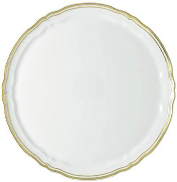 Raynaud Polka Gold Or Flat Cake Plate, MPN: 0441-01-504031, 3660006550328