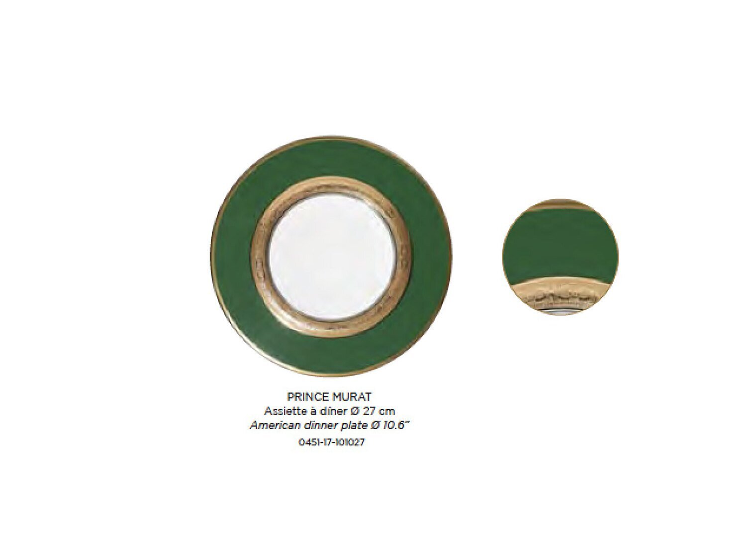Raynaud Prince Murat Large Oval Dish, MPN: 0451-17-502041, 3660006543962