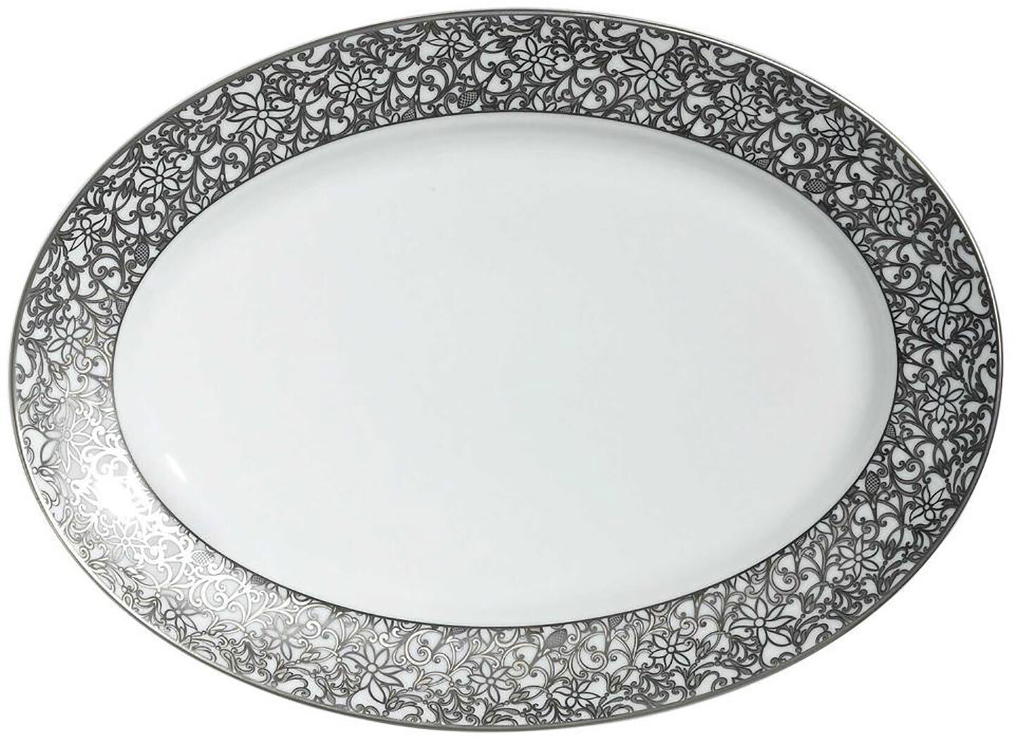 Raynaud Salamanque Platinum Large Oval Dish, MPN: 0471-17-502041, 3660006631201
