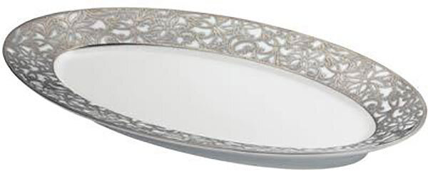 Raynaud Salamanque Platinum Limoges Pickle Dish, MPN: 0471-17-508025, 3660006631225
