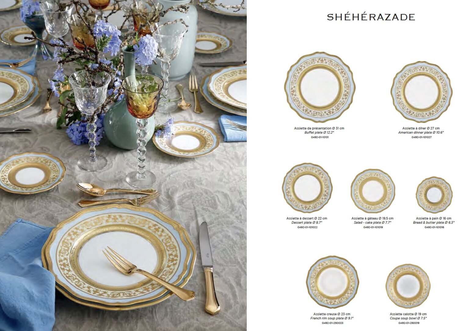 Raynaud Sheherazade Buffet Plate