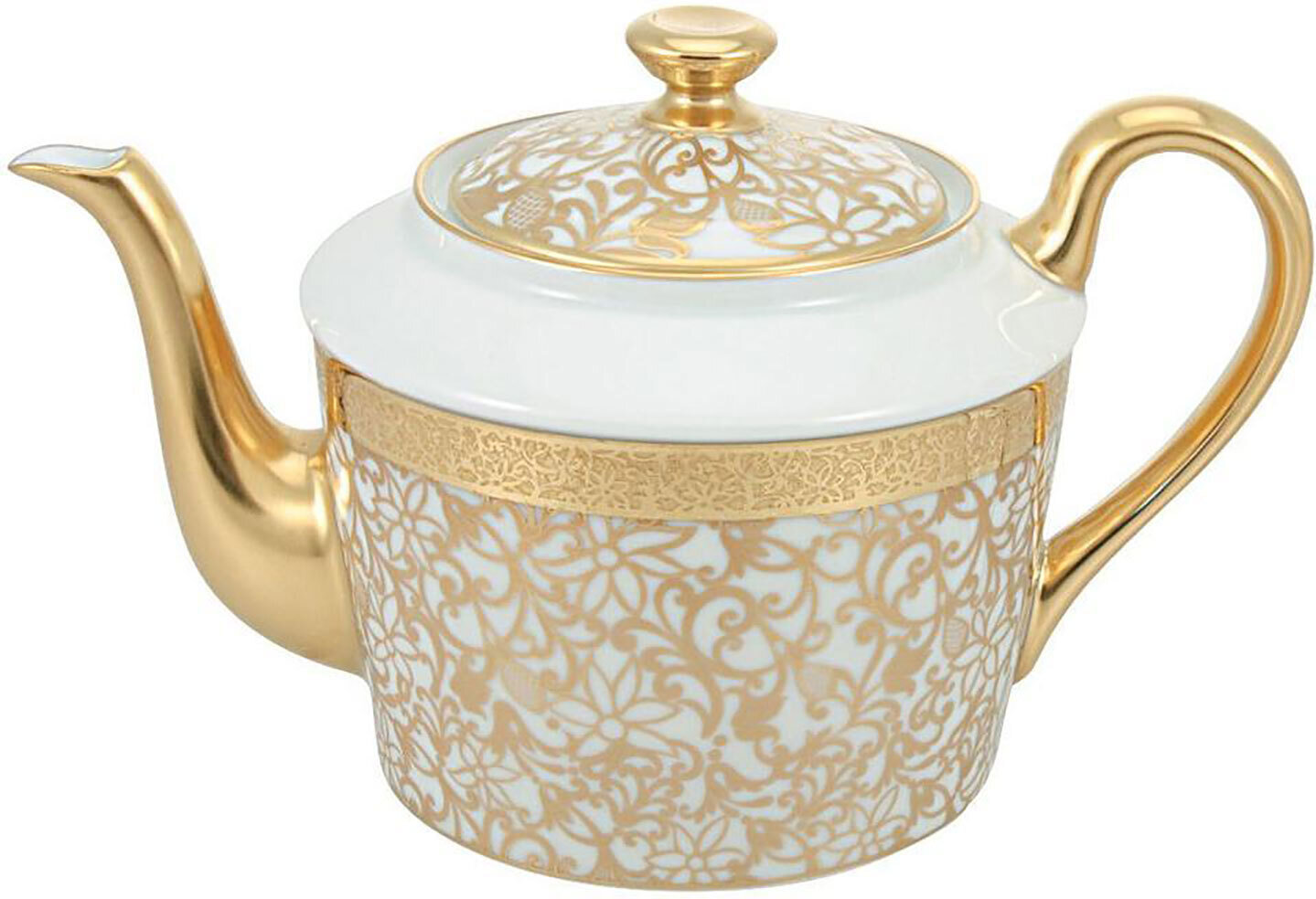 Raynaud Tolede Gold White Tea Pot