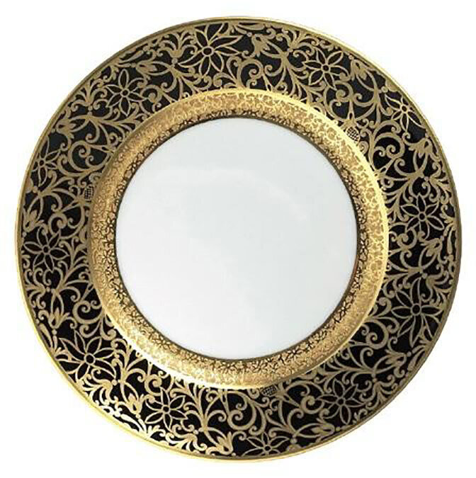 Raynaud Tolede Black Gold Bread And Butter Plate, MPN: 0526-17-101016, 3660006625736