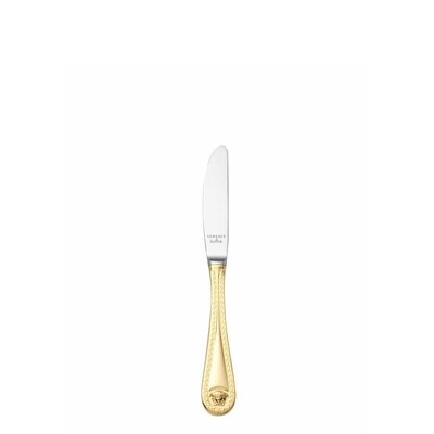 Versace Medusa Flatware Dessert Knife Gold Plated, MPN: 19300-120930-70006, 790955140325